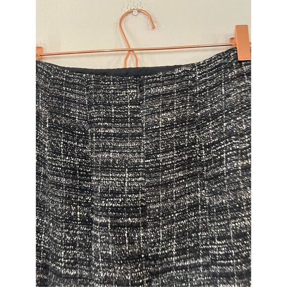 Nanette Lepore tweed linen and cotton knee length skirt size 2 - Picture 5 of 9